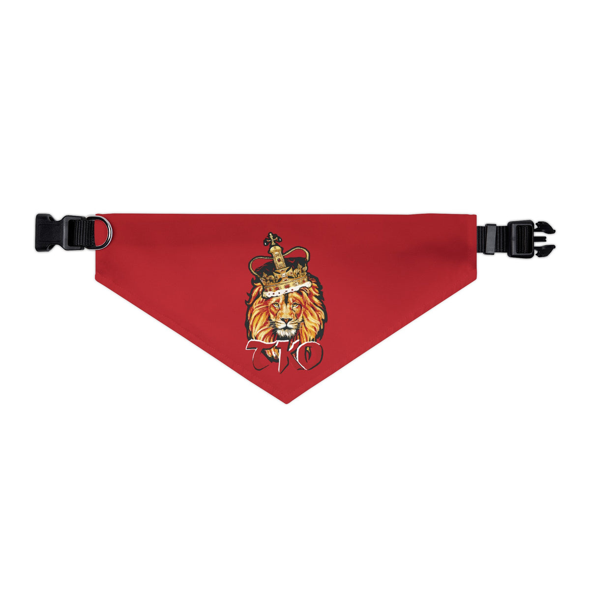 Red TKO Pet Bandana Collar – JessJuan Designs LLC
