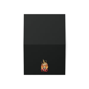 Black TKO Greeting Cards (1, 10, 30, and 50pcs)