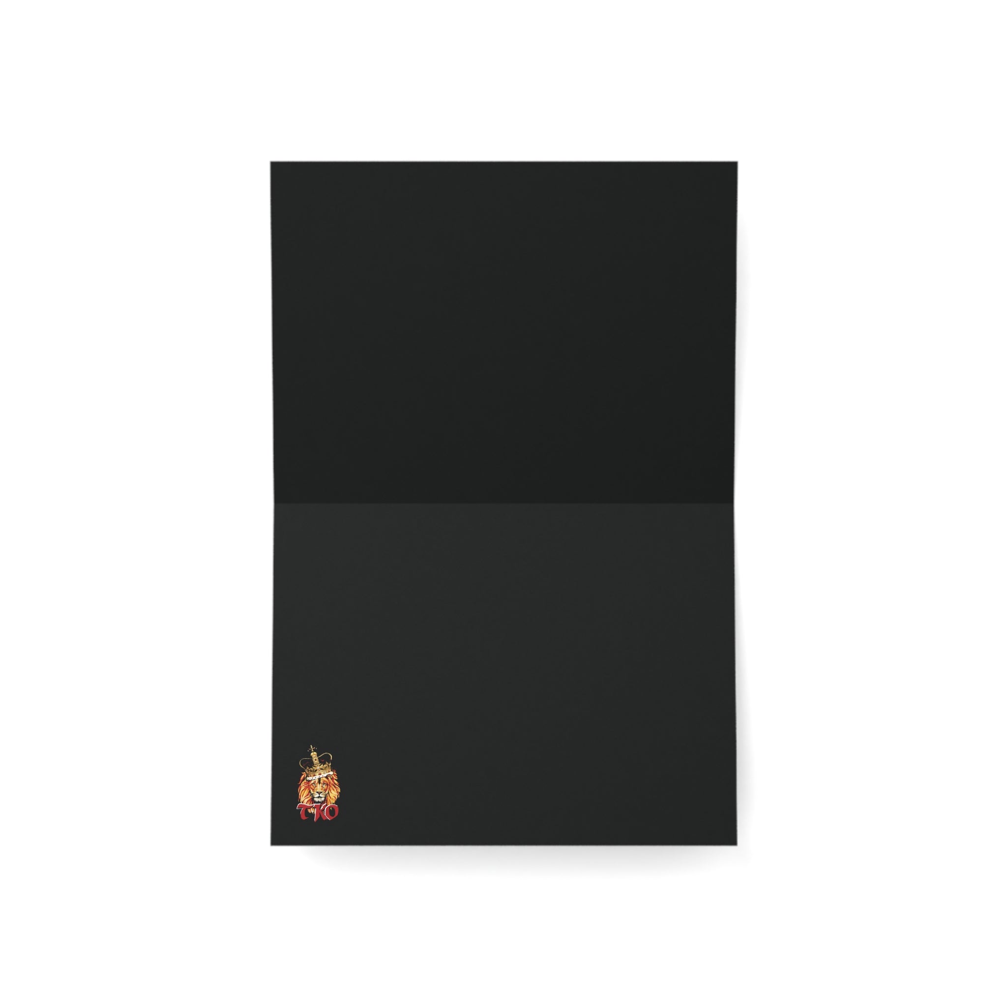 Black TKO Greeting Cards (1, 10, 30, and 50pcs)