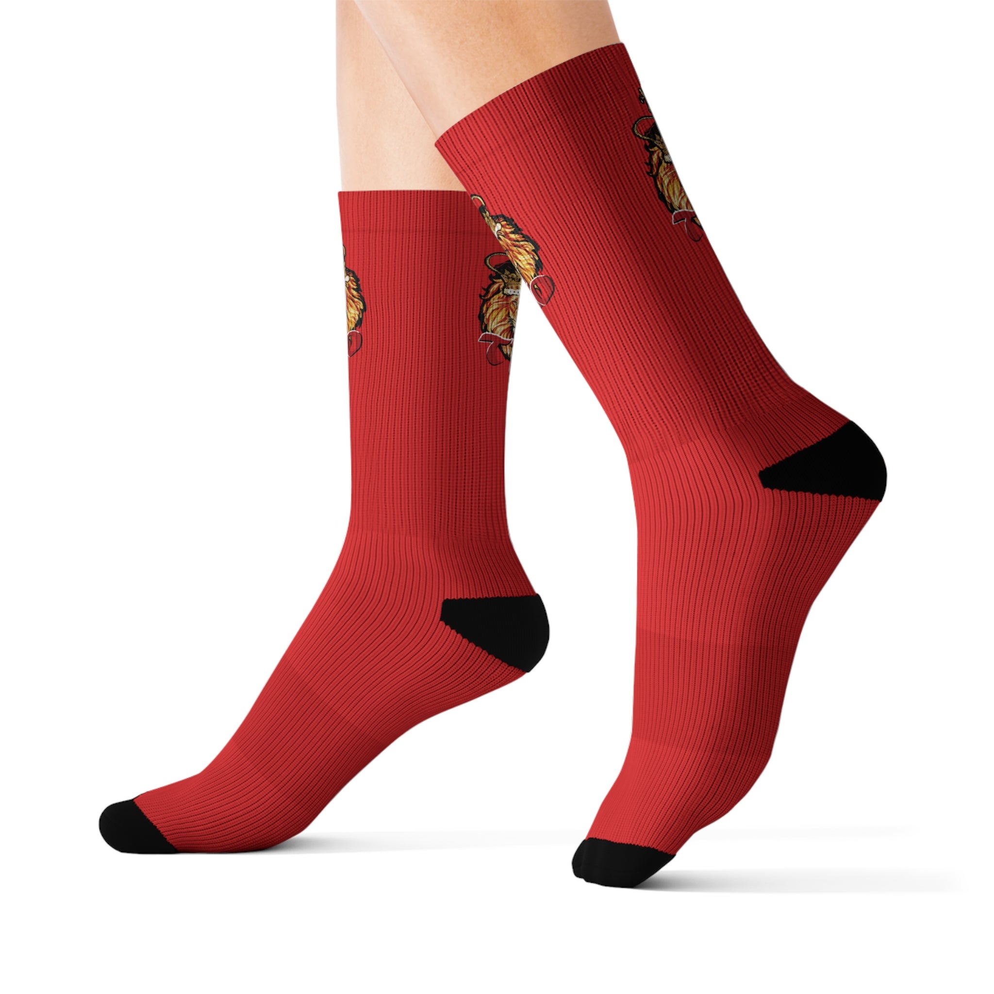 Red TKO Socks