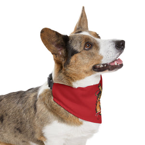 Red TKO Pet Bandana Collar