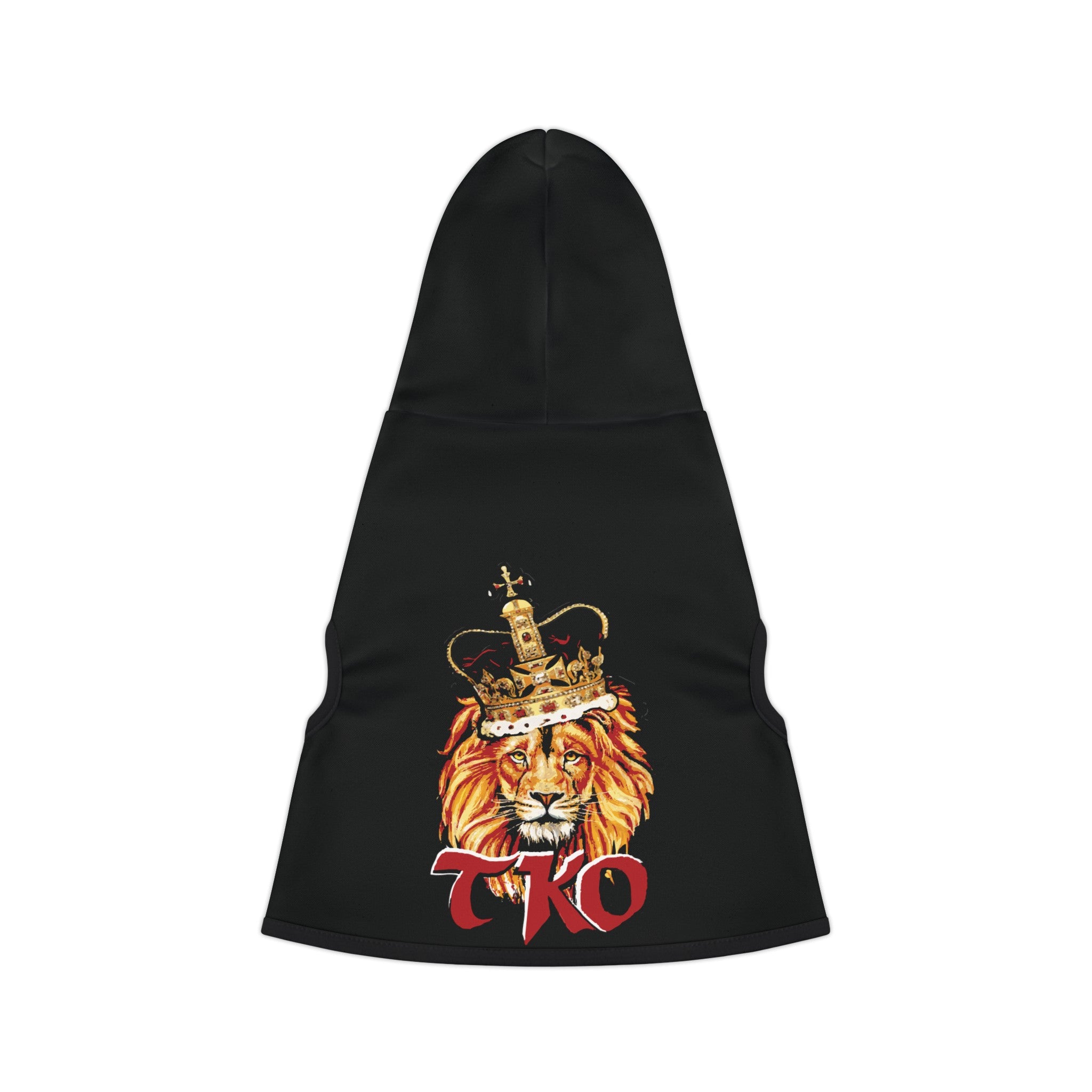 Black TKO Pet Hoodie