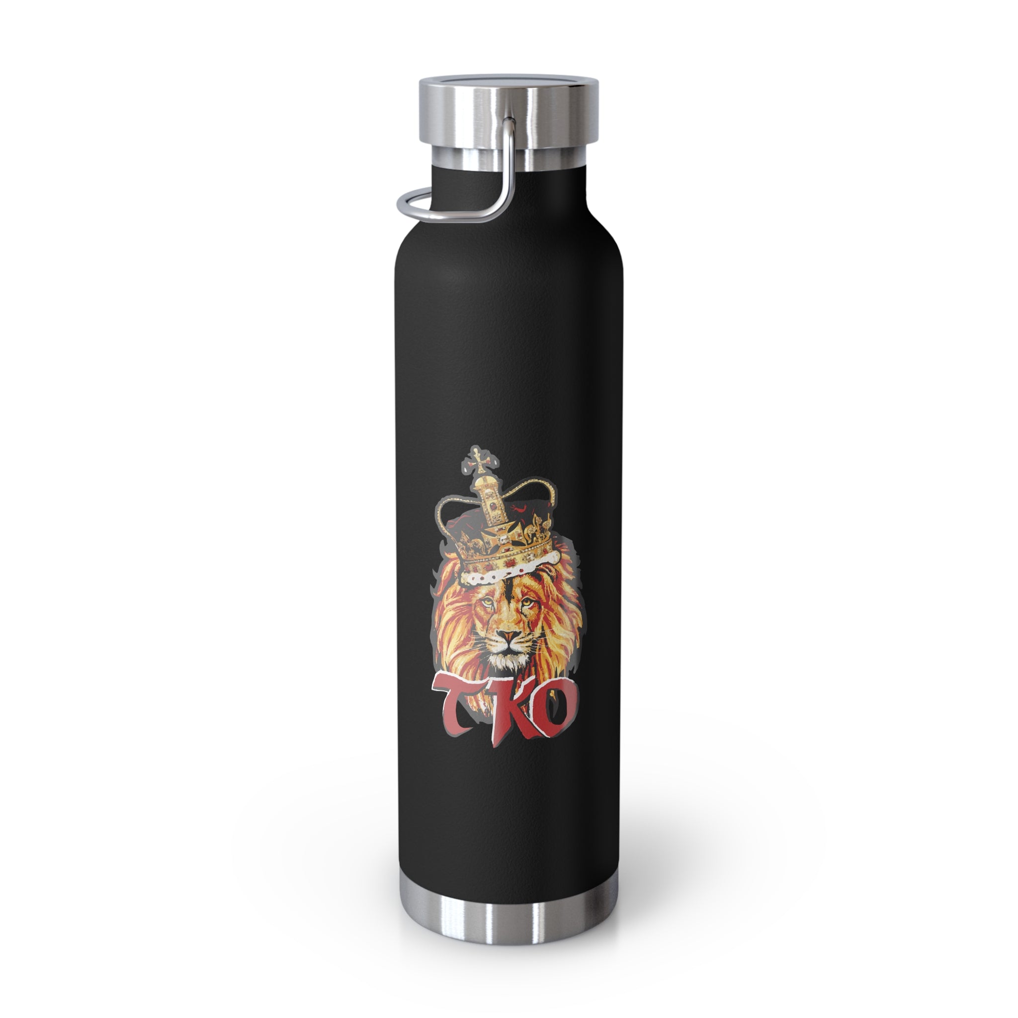 Black TKO Copper Vacuum Insulated Bottle, 22oz