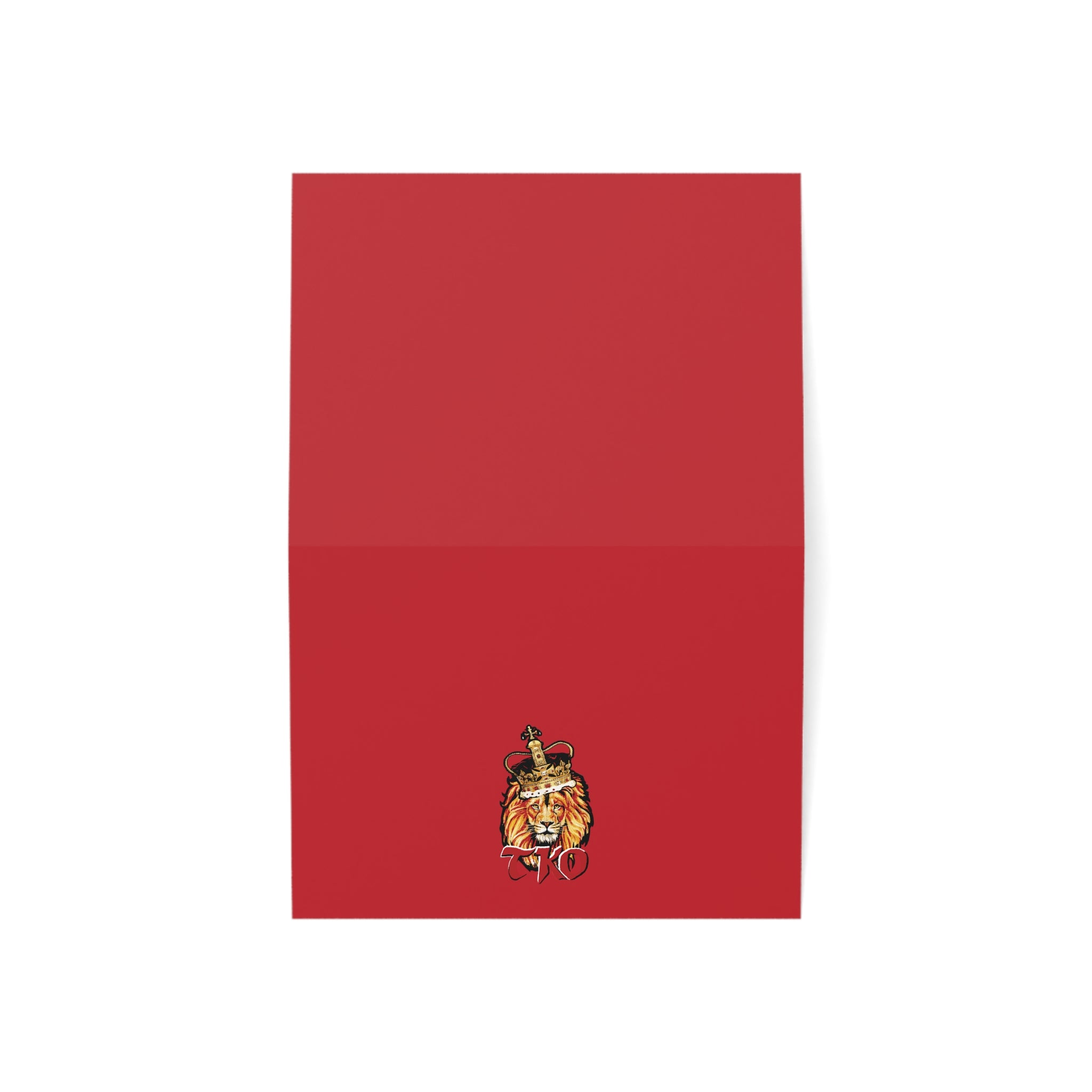 Red TKO Greeting Cards (1, 10, 30, and 50pcs)