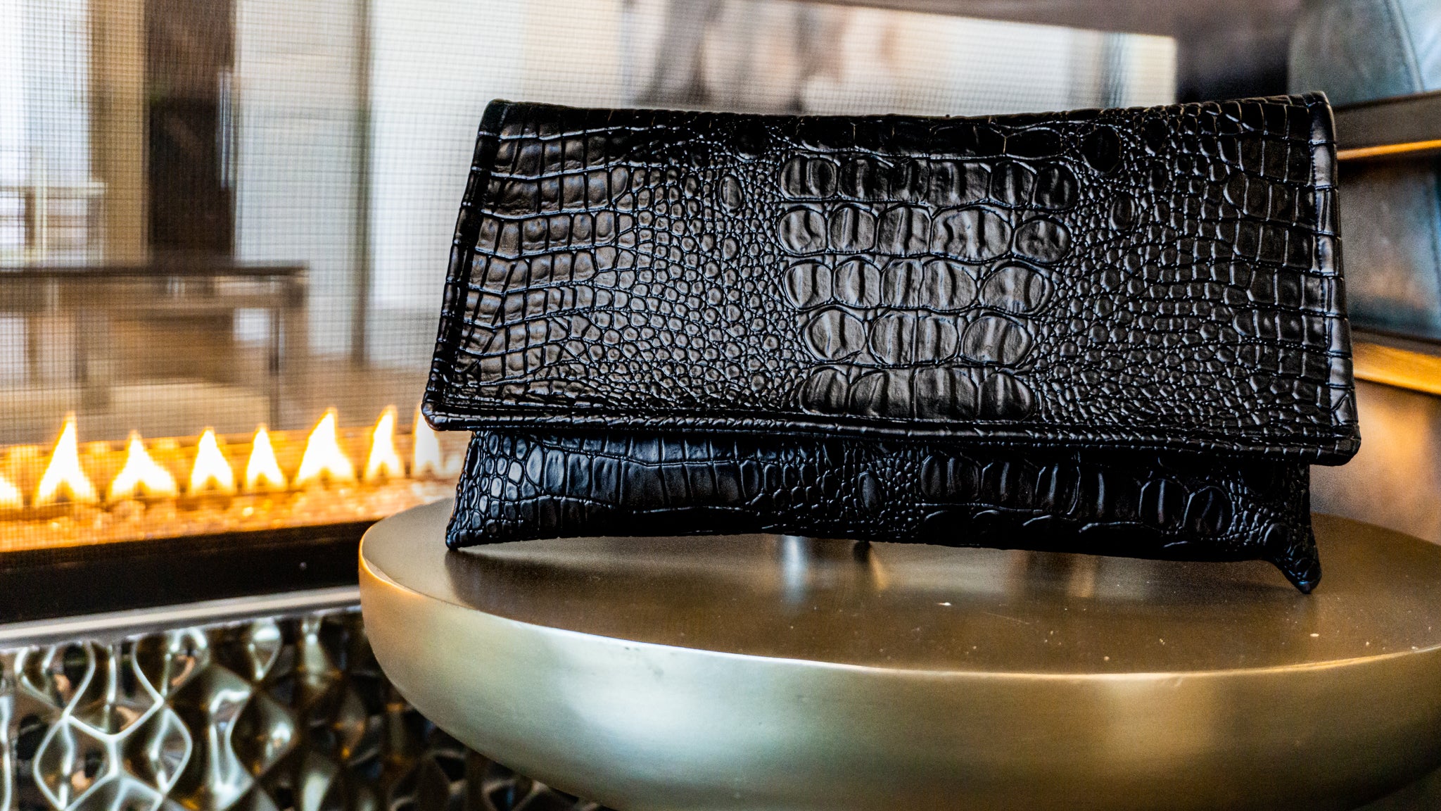 Ms. Jones Clutch - Black